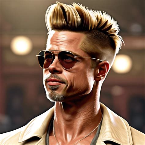 15 Cool Brad Pitt Fight Club Haircut Ideas - Burst of Style