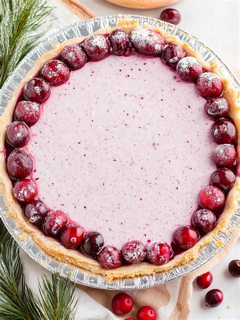 Irresistible No Bake Cranberry Pie for Effortless Entertaining