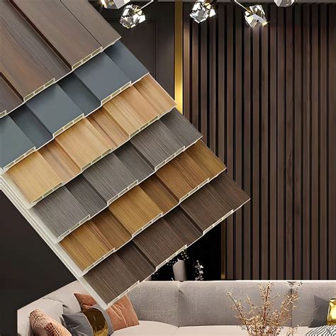 Contemporary Wall Paneling Wood Waterproof Stain Resistant Shiplap Wall ...