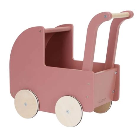 Kit Accessori Per Carrozzina Bambole Daisy Chain - Parasole, Borsa, Materassino, Parapioggia (Rosa Classico)