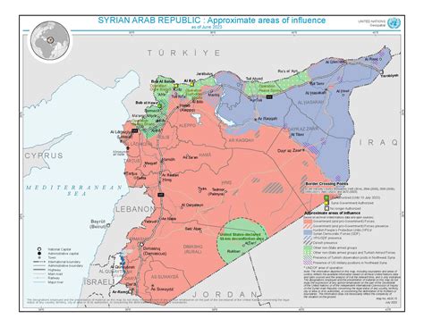 Syrian Civil War Map April 2022