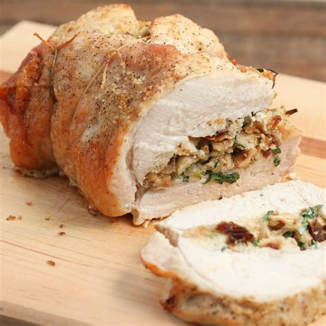 Gluten Free Turkey Roulade with Date Stuffing - The Salty Cooker