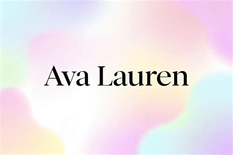 Ava Lauren Age, Height, Weight, Net Worth, Family & Bio 2025