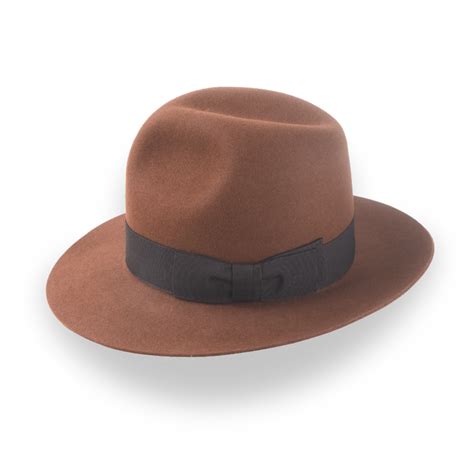 Custom Light Brown Indiana Jones Hat - The Raider - Agnoulita Hats