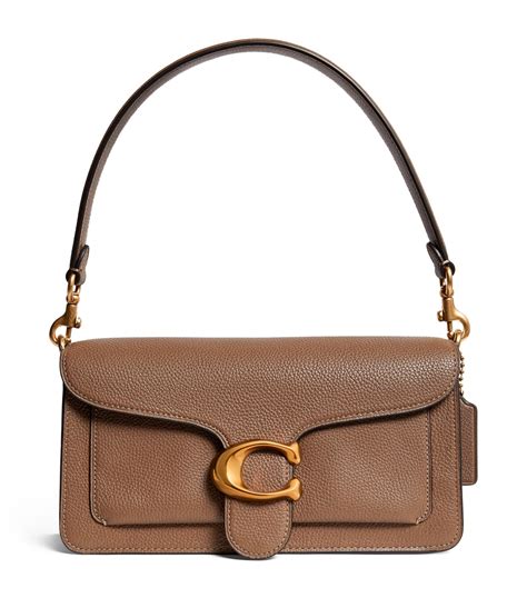 COACH Leather Tabby Shoulder Bag in Brown | Lyst