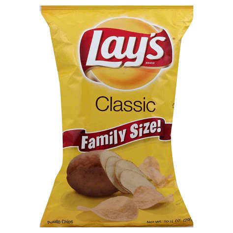 Lay's Classic Potato Chips Family Size - Shop Chips at H-E-B