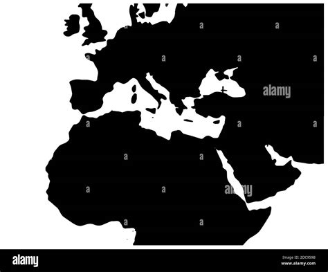 Europe map countries Black and White Stock Photos & Images - Alamy