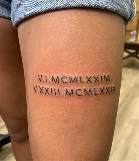 30+ Roman Numerals Tattoo Ideas for Men and Women Roman Numeral Tattoo ...