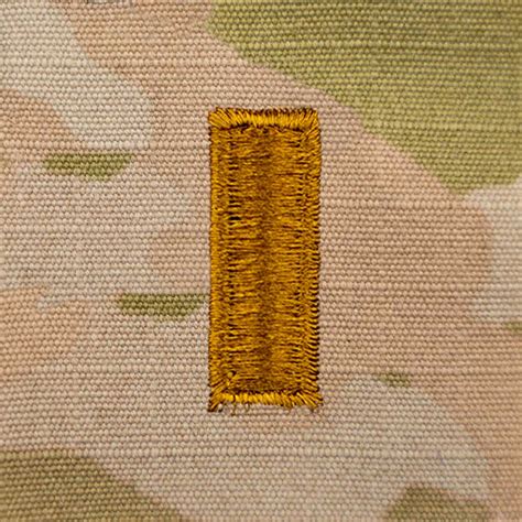 Army 2LT Second Lieutenant Rank OCP Sew On Patch