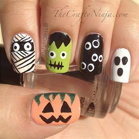 Easy Diy Halloween Nail Designs at Jessie Nassar blog