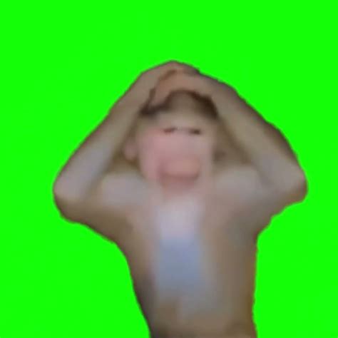 Sad Monkey hands on Top of Head meme (Green Screen) - YouTube