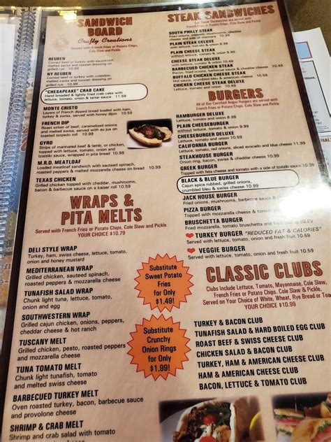 Menu at Maurice River Diner restaurant, Maurice River, NJ-47