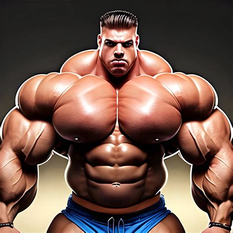3-meters, muscle morph, 3000 lbs bodybuilder, gigantic 300 inch... - Arthub.ai