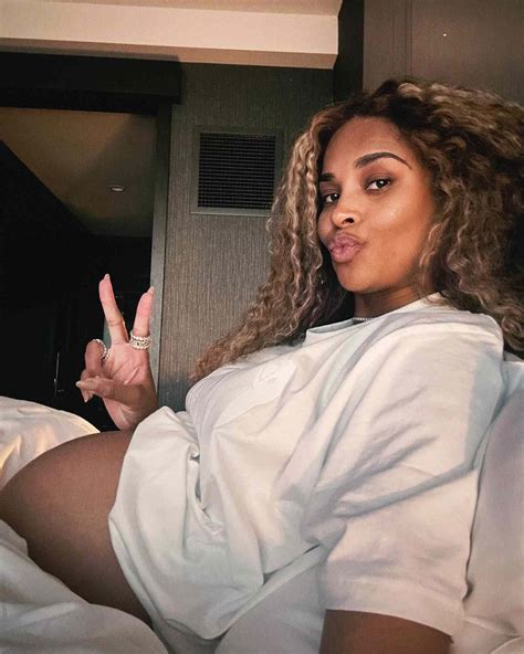 Pregnant Ciara Shows Off Her Growing Baby Bump: Photo
