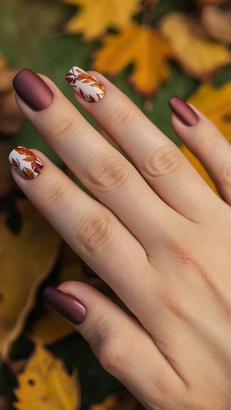 15 Autumn Leaves Nail Art Ideas That Will Fall for You – Cheerful Talks