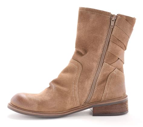 "As Is" Miz Mooz Suede Mid Boots- Demy - QVC.com