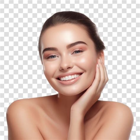 Premium PSD | Radiant woman with clear skin