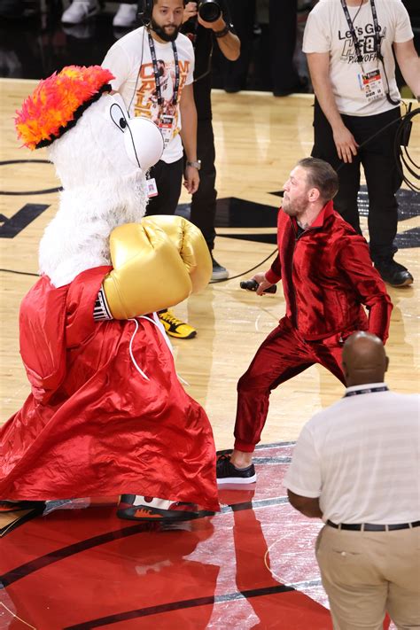 Conor McGregor speaks out after sending Heat mascot to hospital