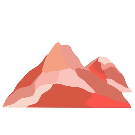 Illustration of mountains. 14037394 PNG