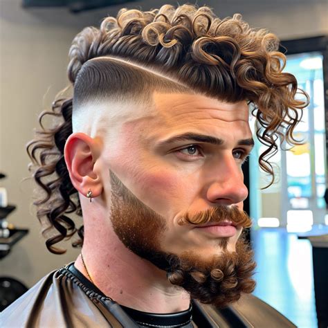 15 Trendy Mullet with Burst Fade Hairstyles to Try Now - Burst of Style