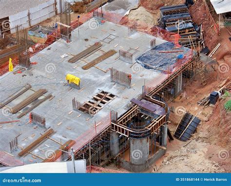 Construction of Apartments in the Initial Phase Stock Photo - Image of slab, foundation: 351868144 - phases of residential construction