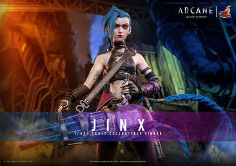 Hot Toys Unveils New 1/6 Scale League of Legends: Arcane Jinx Figure