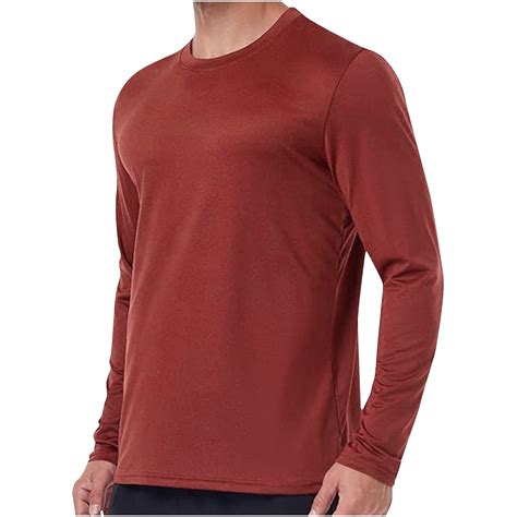 Plebaso Men's Sun Shirts Long Sleeve UPF 50+ Sun Protection Outdoor T ...