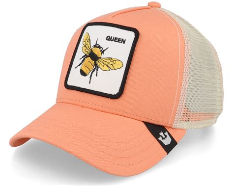The Queen Bee Coral Trucker | Hatstoreworld.com