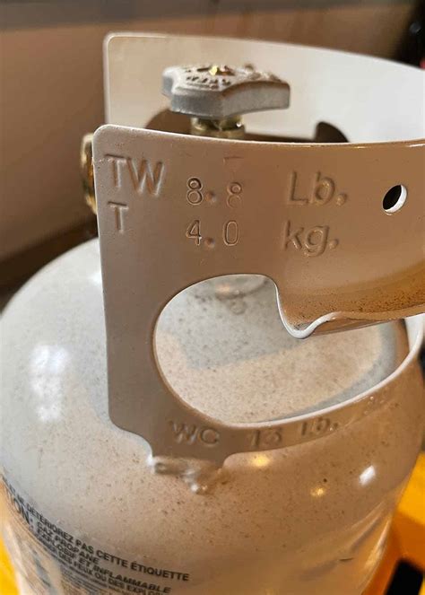 Weight Of Empty Propane Tank