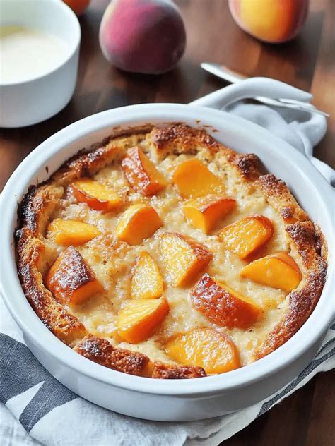 Ultimate Peach Bread Pudding - A Delicious Comforting Treat