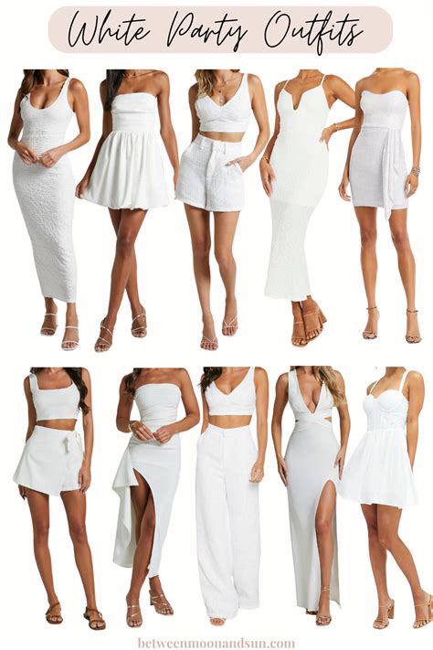 Stunning And Elegant All-White Party Outfits For Women | White party ...