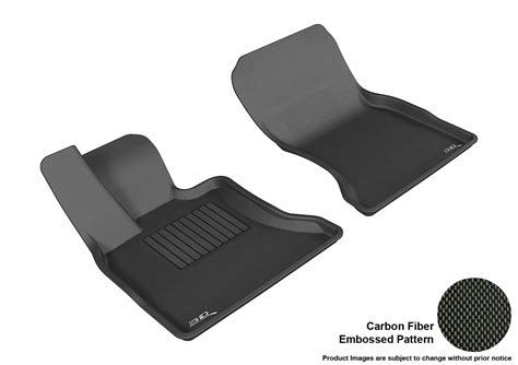 3D MAXpider L1BM01811509 Floor Mat Set; Black; Carbon Fiber Texture ...