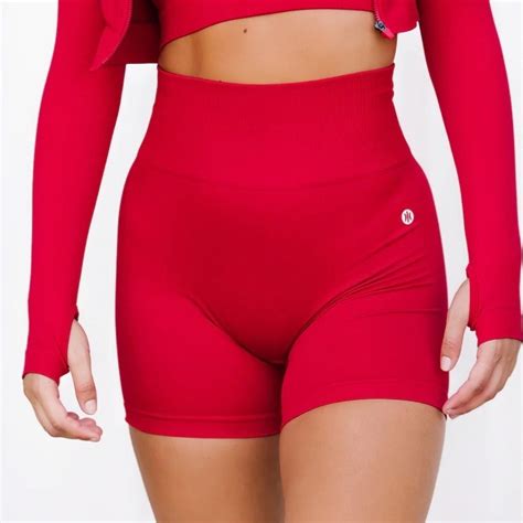 Astoria VELOCITY Seamless Short - Cherry ~ Available... - Depop