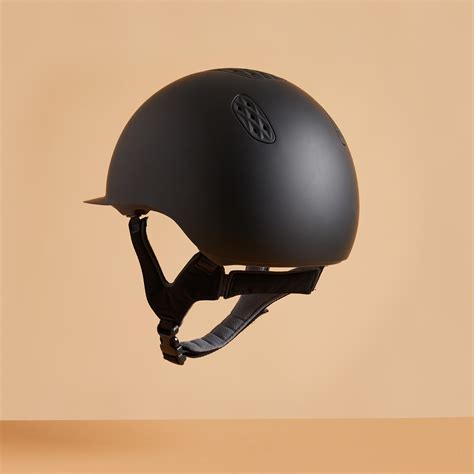 Adults'/Kids' Horse Riding Helmet 520 - Matte Black - Black, Dark grey ...