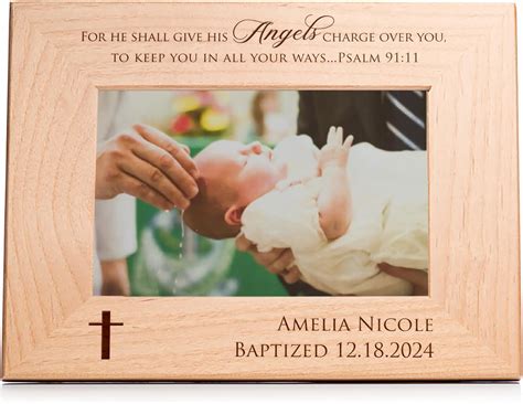 Amazon.com: Lifetime Creations Personalized Baptism Picture Frame ...