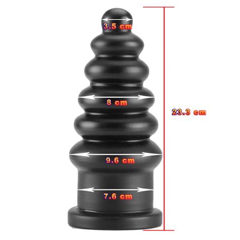 Super Huge Anal Beads Plug Big Butt Plug Tower Shape Large Anal Plugs Anal Sex Toys for Men ...