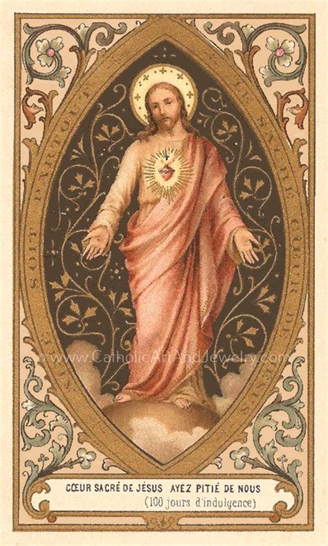 Vintage Sacred Heart Art