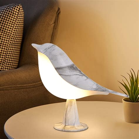 Deogos 2 Pack Table Lamp, Touch Control Bird Lamps, Bedside Lamp, Brid ...