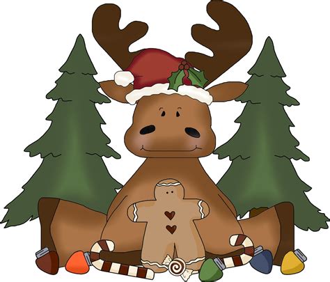 christmas moose clipart 20 free Cliparts | Download images on ...