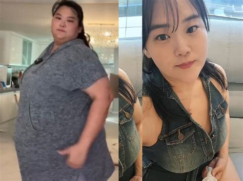 Park Su Ji flaunts her slim figure after weighing 150kg (331 lbs) | allkpop