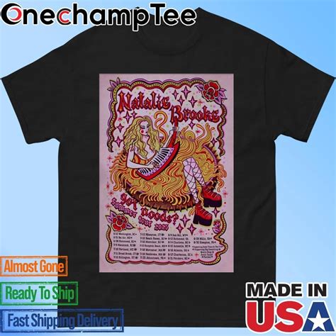 Original Natalie Brooke Summer Tour 2025 Poster T-Shirt, hoodie, long sleeve tee