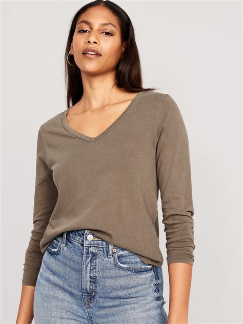 EveryWear Long-Sleeve V-Neck T-Shirt | Old Navy