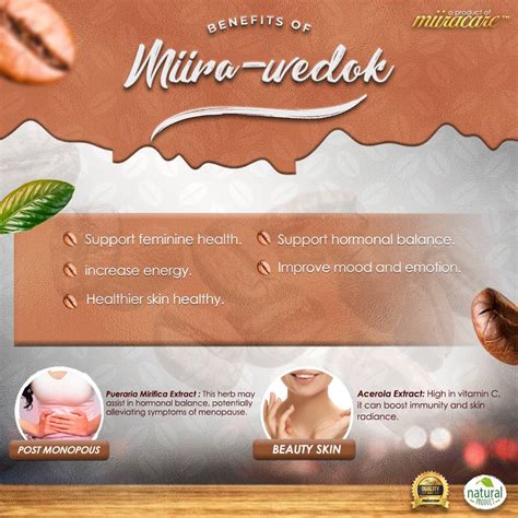 Miira-Wedok - Coffee for Women Supports Feminine Health