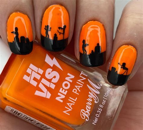 30+ Spooky Halloween French Tip Nails - Nail Designs Daily