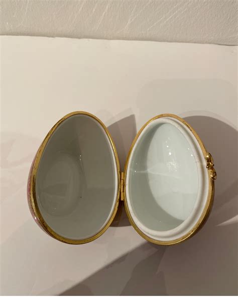 Large French Limoge Egg Box For Sale at 1stDibs | limoge eggs, limoges ...