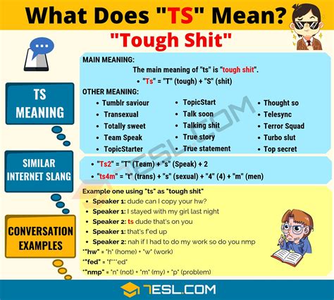 "TS" Meaning, Origin and Examples • 7ESL