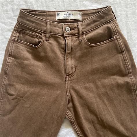 Hollister Co. Women's Brown Jeans | Depop