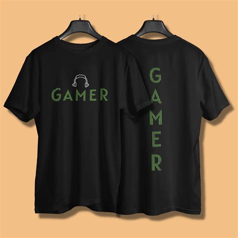 Buy Gamer 100% Cotton black t-shirts | gogirgit.com
