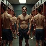 Men in a Locker Room Scene | Stable Diffusion Online