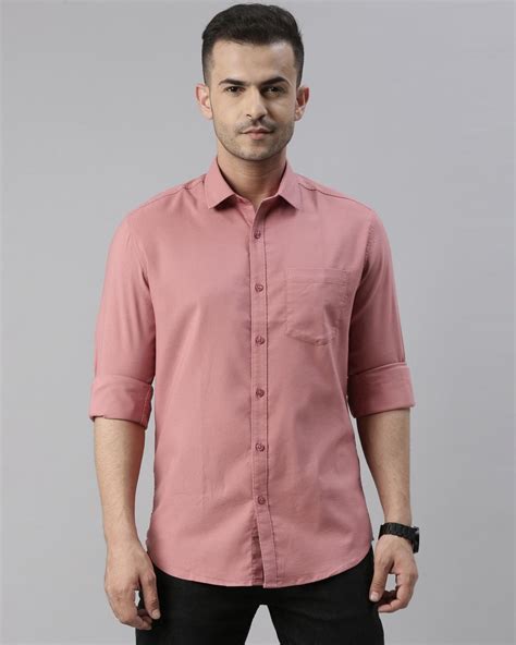 Men's Slim Fit Pink Shirts at Joseph Heil blog
